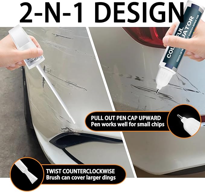 Platinum White Pearl Touch Up Paint Compatible - Image 5