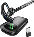 Bluetooth Headset V5.3, Wireless Earpiece by EKVANBEL