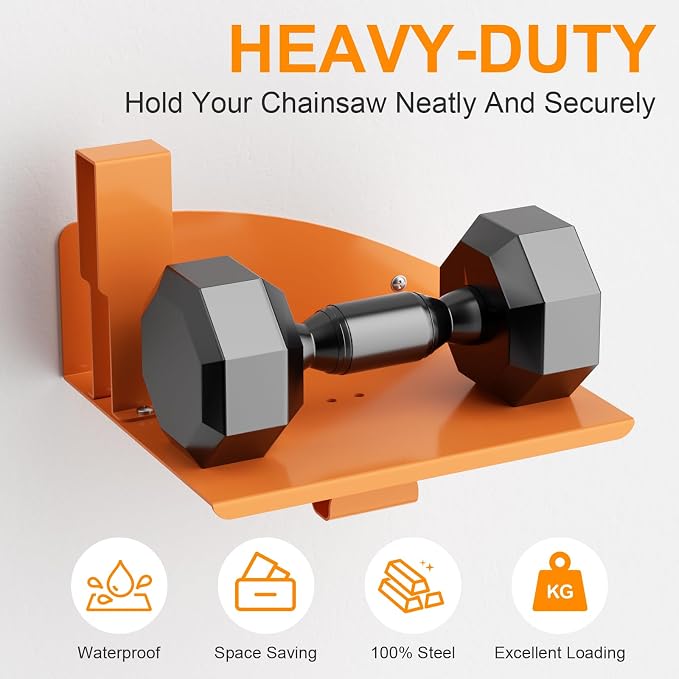 Chainsaw Holder, Chainsaw Wall Mount - Image 4