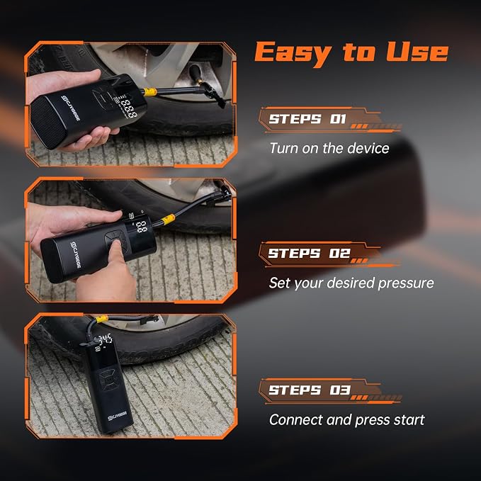 Tire Inflator Portable Air Compressor - Image 7