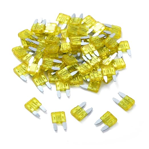 100 Pack Auto Fuses 20 AMP APM/ATM 32V Mini Blade Style Fuses 20A Short Circuit by JESUNK
