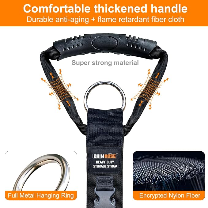 Extension Cord Organizer, Extension Cord Holder, Garage Garden Storage Straps - Image 4