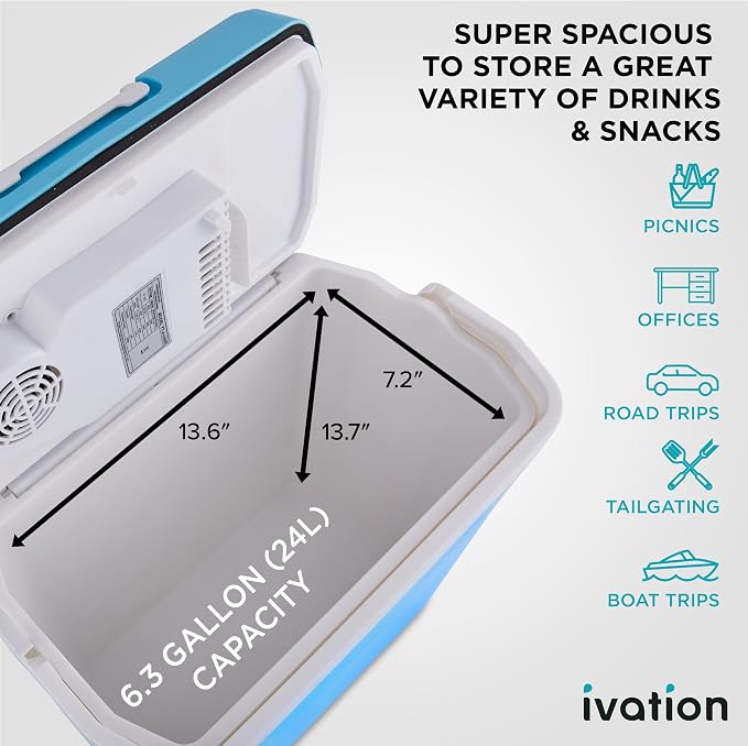 Ivation Electric Cooler & Warmer - Image 3