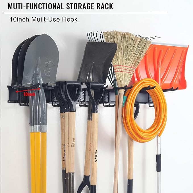 Wall Mount Tool Storage Rack, Heavy Duty Garage Storage Tool Organizer - Image 2