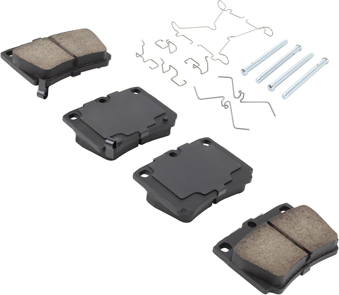 Premium Ceramic Rear Brake Pads Compatible - Image 2