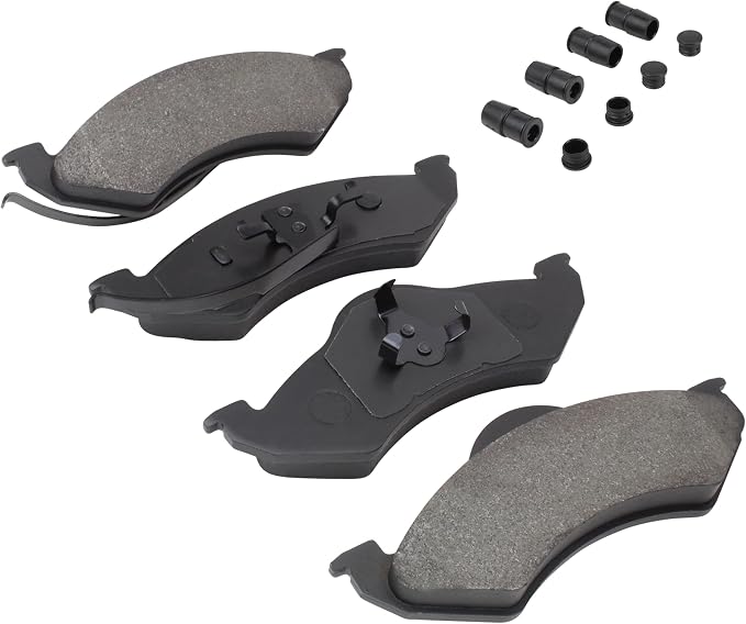 Premium Semi-Metallic Front Brake Pads Compatible - Image 2