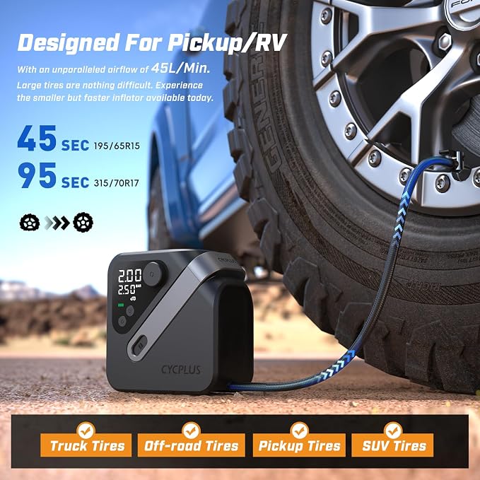 CYCPLUS AL7 Tire Inflator Portable Air Compressor - Image 2