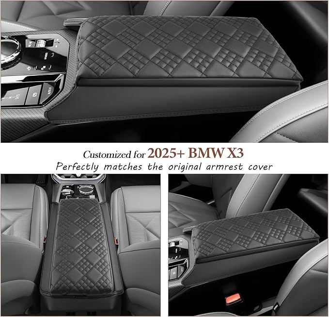 SKTU for 2025 BMW X3 Accessories Center Console Cover for 2025 BMW X3 Armrest - Image 2
