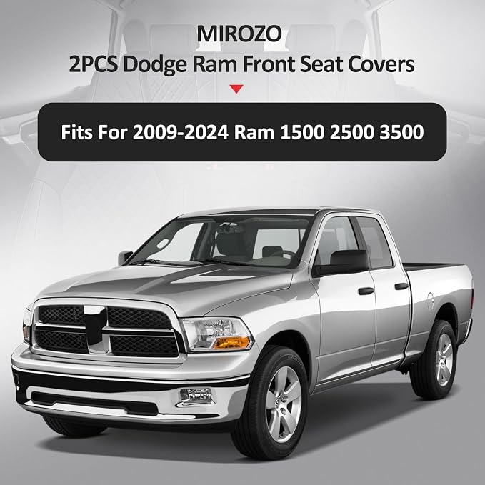 MIROZO Front Ram Seat Covers - Image 7
