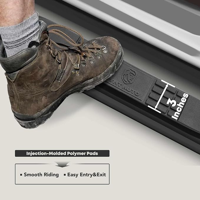 YHTAUTO 3 Inch Running Boards Side Step Bars Fit - Image 3