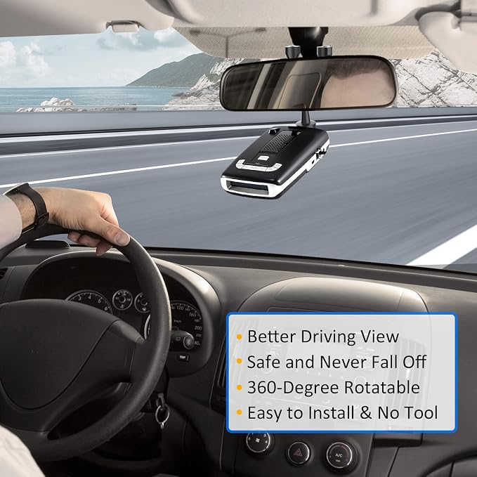 Radar Detector Mount, Rearview Mirror Stem Radar Detector Mount, - Image 7