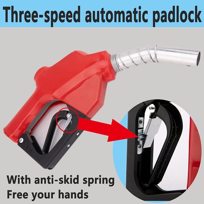 1-3/16"Automatic Fuel Nozzle, Car Fuel Filling Nozzle, Auto Shut-Off Fuel Nozzle - Image 4