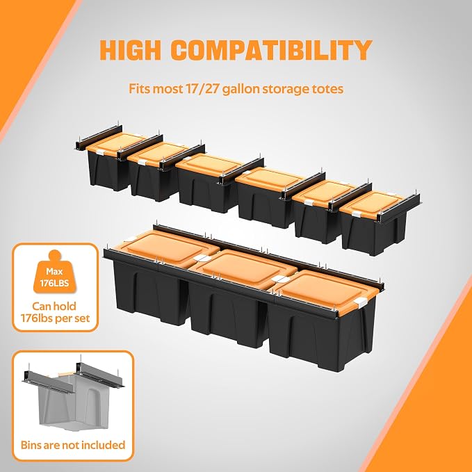 Ultrawall Overhead Garage Storage Racks - Image 5