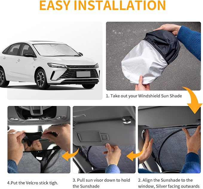 INSAUTO for RX 2025 Windshield Sun Shade Sunshade Custom-fit for Lexus RX SUV - Image 6