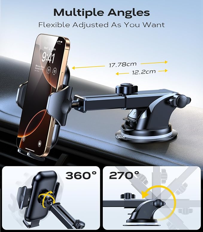 VICSEED Phone Holders for Your Car 2025 Upgraded Car Phone Holder Mount Truck - Image 5