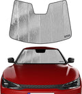 Windshield Sun Shade for Kia EV6 2022-2024, Front Window Sunshade Shield by Pigenius