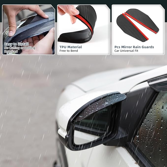 in Channel Rain Guards for 2021 2022 2023 2024 2025 Jeep Grand Cherokee L - Image 5