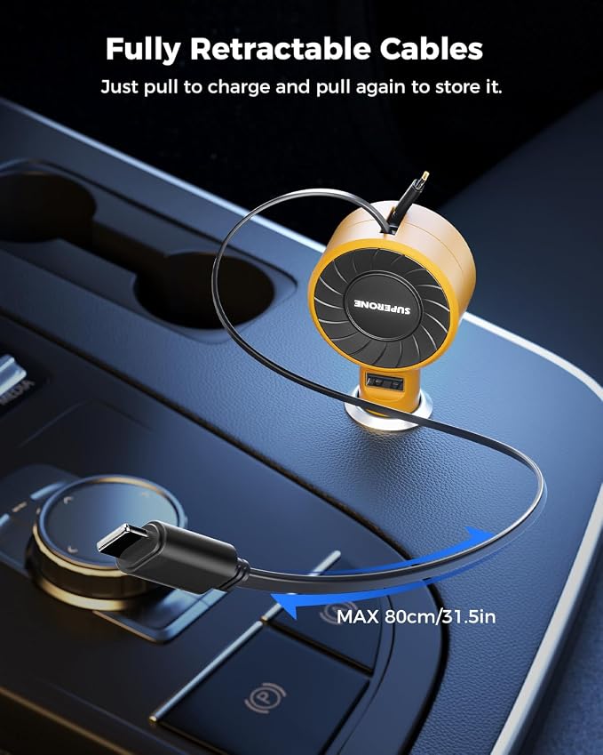 SUPERONE 3-in-1 Car Charger - Image 6
