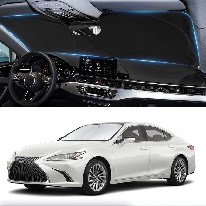 Sunshade for Lexus ES 2019-2024 2025 ES250 ES300h ES350 Sedan Sun Shade by INSAUTO