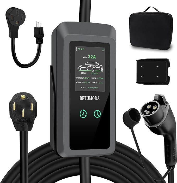 Level 2 EV Charger, 32 Amp, Portable Charger by BETUMODAEVCharger