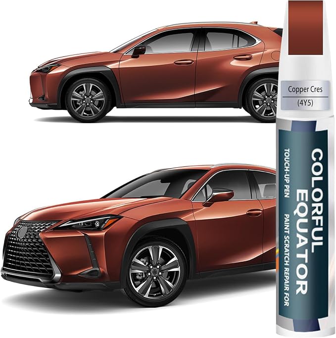 Copper Cres Touch Up Paint for Lexus, Car Paint Pen Scratch Repair Two-In-One by SNSIR