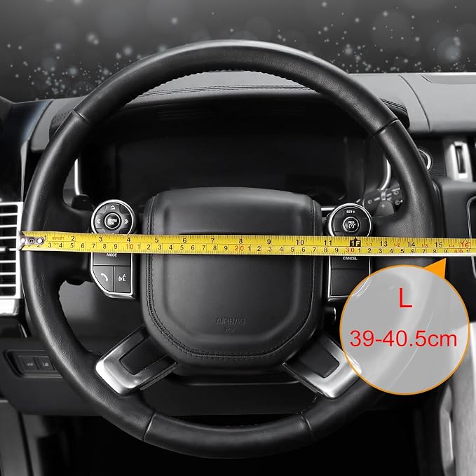 COFIT Breathable Car Steering Wheel Cover 16 inch Auto Universal Leather Wrap - Image 4