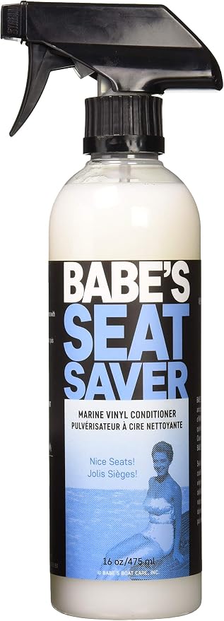 Babe’s Seat Saver – Marine Vinyl Protectant & Conditioner – UV Protection by BABESBoatCareProducts