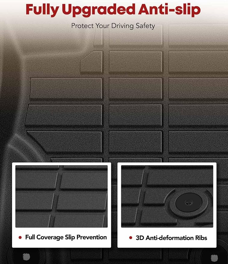 YHTAUTO Floor Mats Fit Buick Encore 2013-2023, Chevy Trax 2014-2023, TPE All - Image 4