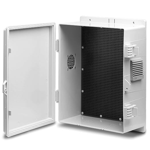 Outdoor Electrical Junction Box, ABS Water Resistant Enclosure by Namunanee