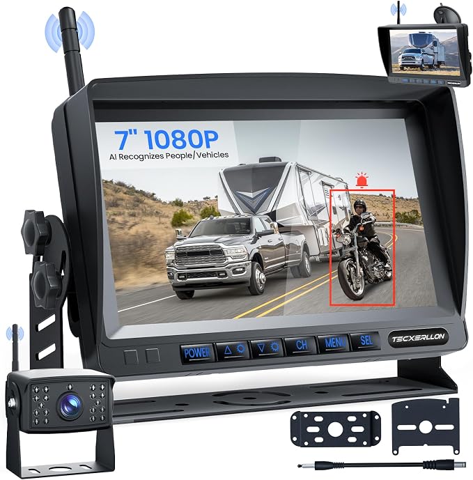 RV Backup Camera, Vehicle Backup Camera by TECXERLLON