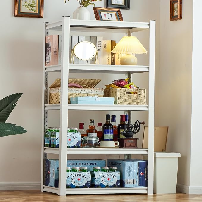 REIBII Storage Shelves 2500LBS Metal Shelving Adjustable Garage Shelving 5 Tier - Image 5