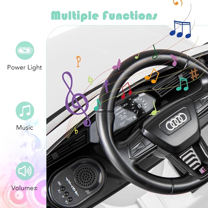 Licensed Audi SQ8 Ride on Car by OLAKIDS, 12V Kids Electric Vehicle - Image 6