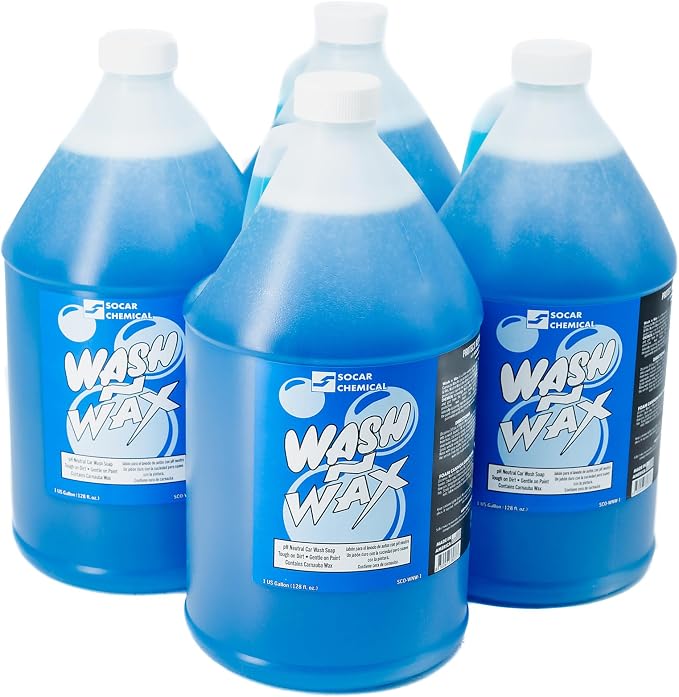 SOCAR Wash N Wax Car Wash Soap by Socar-HandcraftedCleaningSolutions