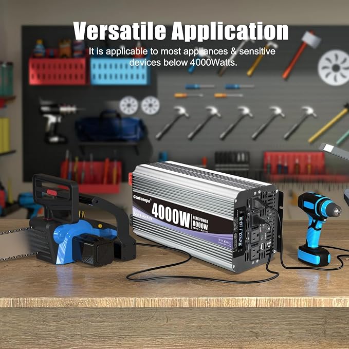 4000 Watt Power Inverter, Car Inverter 24V DC to 110V/120V AC Converter - Image 6
