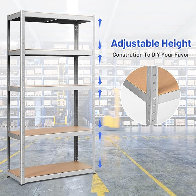 ERGOMASTER 5 Tiers Steel Shelves - Image 5