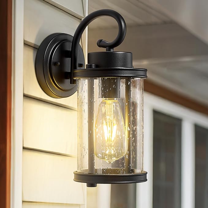 kudos Porch Lights, 12.5 inch Cylinder Outdoor Wall Light, E26 Sockets by kudos