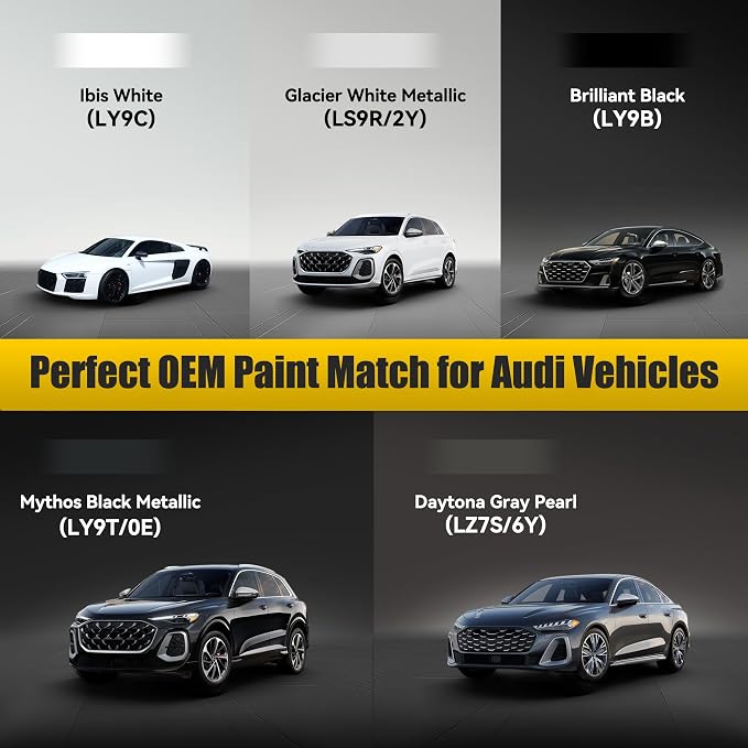 Glacier White Metallic Touch Up Paint Compatible - Image 3
