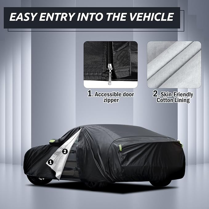 Migaven 6 Layers Car Cover Custom Fit - Image 2