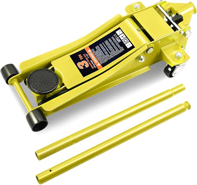 DNA MOTORING Low Profile Hydraulic Trolley Service/Floor Jack, 3 Ton Capacity - Image 7