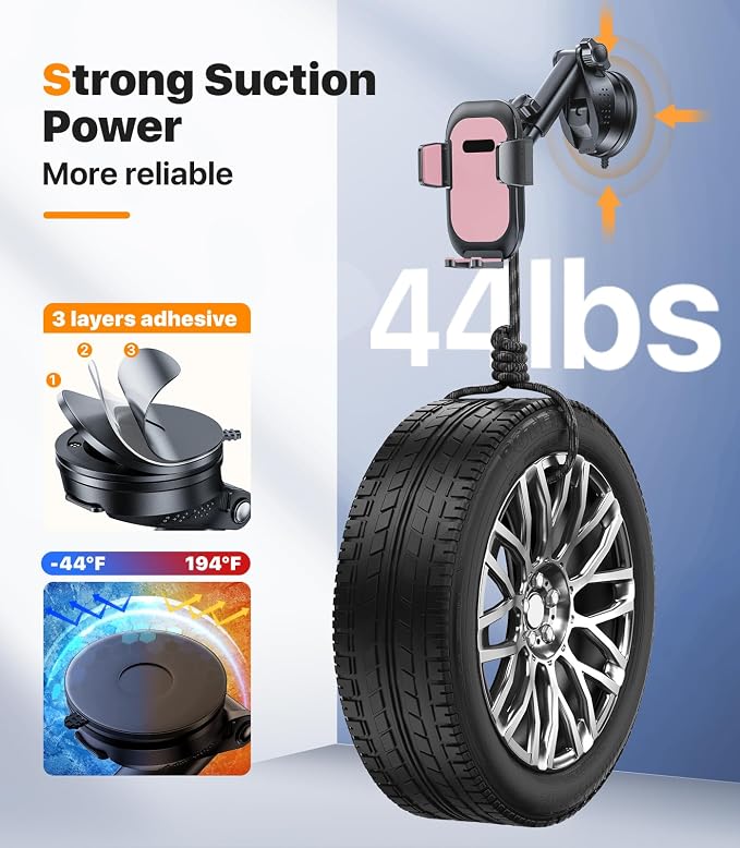 Ultra Stable Phone Holders for Your Car Universal Car Phone Holder Mount Long - Image 3