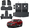 Floor Mats for 2017-2023 GMC Acadia, All Weather TPE 2-in-1 Cargo Mat by GALVAGNITE