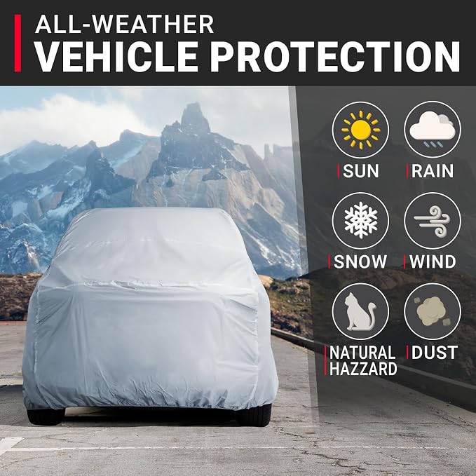 iCarCover Fits 1992-1996 F-150 Extended Cab, 8.0 ft Long Bed Ford Truck Cover - Image 2