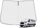 Windshield Sun Shade for 2024-2025 2026 Ford Transit 350 Accessories Thicken by Canvcle