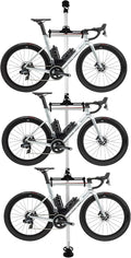 Floor to Ceiling 3 Bike Vertical Freestanding Hanger Parking Rack, Bicycle by Unknown