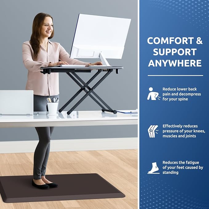 KitchenClouds Kitchen Mat Cushioned Anti Fatigue Rug 20"x32" Waterproof - Image 4