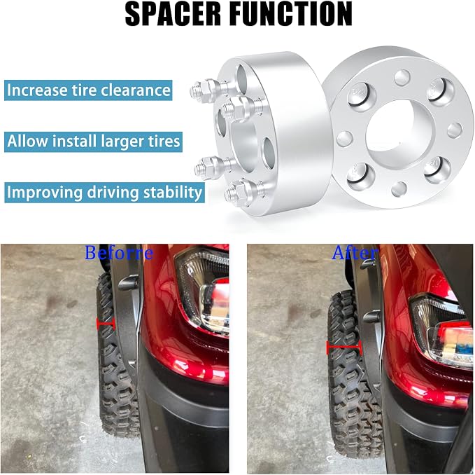 HHCSOP 4x4 2" Golf Cart Wheel Spacers - Image 6