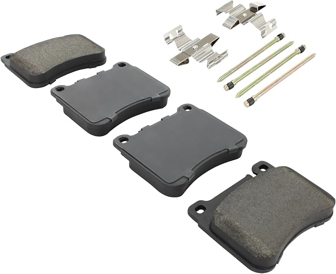 Premium Semi-Metallic Front Brake Pads Compatible - Image 2