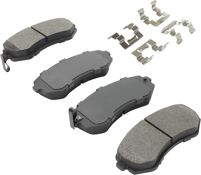 Premium Semi-Metallic Front Brake Pads Compatible - Image 2