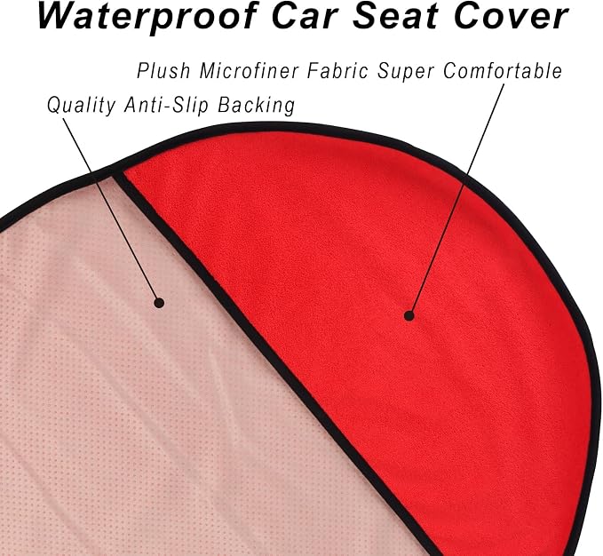 Car Seat Cover Protector Front Seats, - Image 5