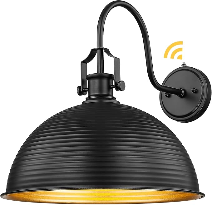 kudos Porch Light Motion Sensor 15.5" Large Outdoor Gooseneck Barn Light - Image 9